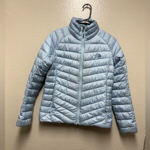The North Face Light Blue Puffer Jacket